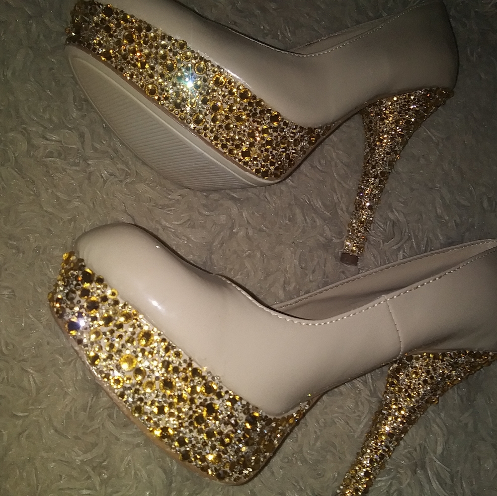 Platform Custom design Crystal shoes - Picture 9 of 17